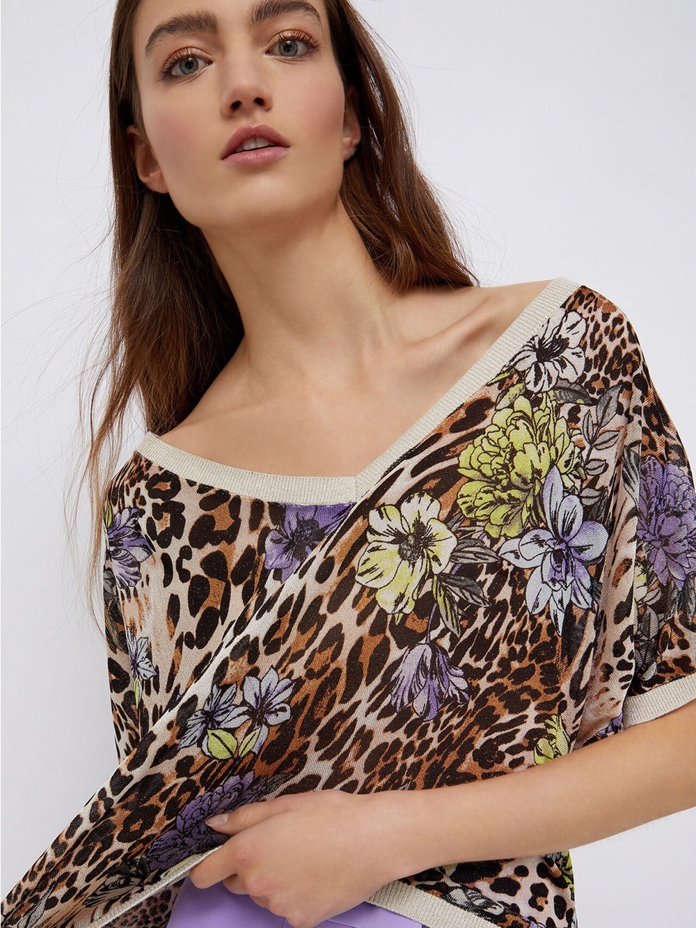 Liu jo Milano V-NECK KNIT JUMPER